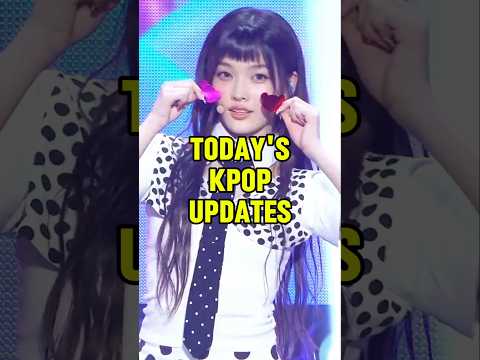 Today's Kpop Updates ✨️ #kpopupdates #newjeans #aespa #danielle #hanni #minji