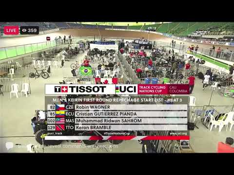 2021 UCI Track Cycling Nation Cup Cali| Men’s Keirin Repecharge heat 3