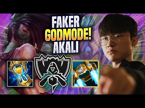 FAKER LITERALLY GOD MODE WITH AKALI! - T1 Faker Plays Akali MID vs Talon! | Bootcamp 2022