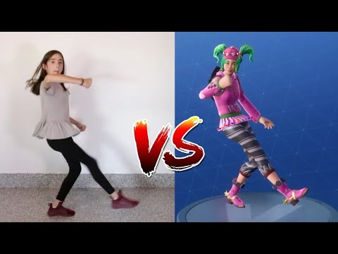 FORTNITE DANCE CHALLENGE IN REAL LIFE!! (All New Dances) Video