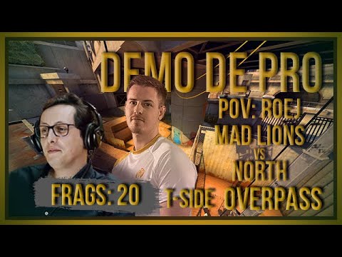 [PT] zorlaK Analisa: PoV ROEJ - MAD LIONS vs NORTH - OVERPASS (T-SIDE) [Demo de Pro]