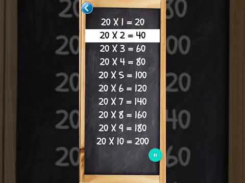 Marathi Multiplication Table - ( पाढे - 1 ते 100 ) Video