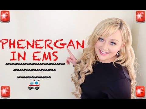 EMT/Paramedic Medication Notecards || Promethazine