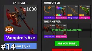 Download lagu MM2 Trading Montage #14 (AMAZING WINS!!!) mp3