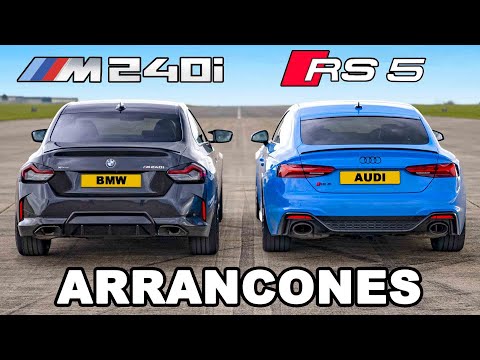 BMW M240i vs Audi RS5: ARRANCONES