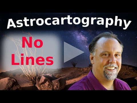 AstroCartoGraphy Locations with no lines.