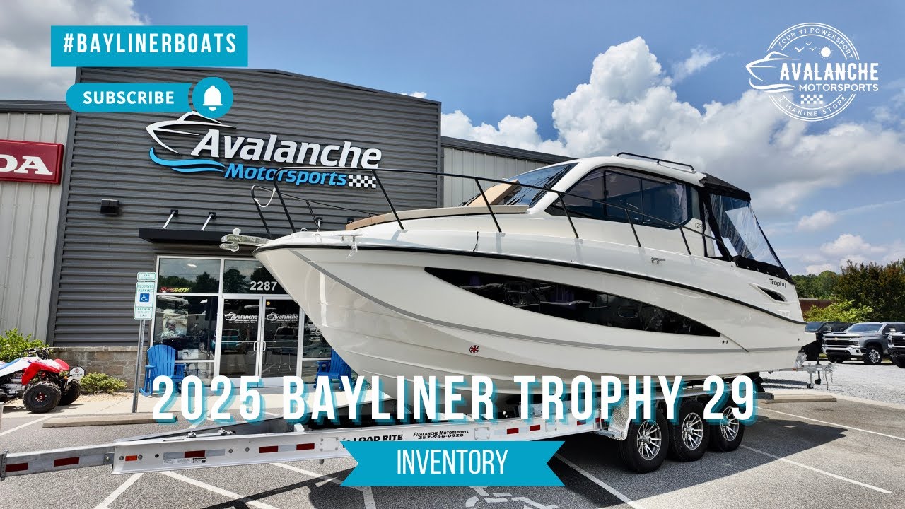 2025 Bayliner Trophy 29 Explorer walkthrough &mdash; Avalanche Motorsports