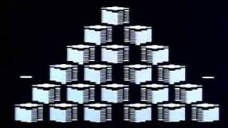 Q*Bert by Parker Brothers on Atari 2600 VCS. Gameplay & Commentary