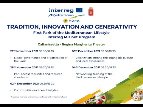 MD.net Caltanissetta e Primo Parco dello Stile di Vita Mediterraneo 28 novembre 2021 English Version
