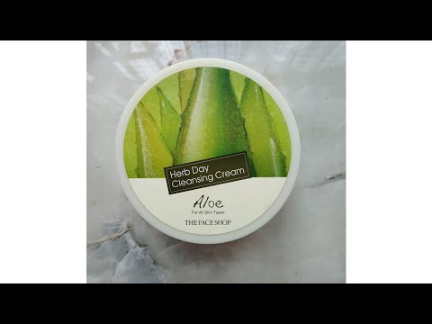 Cleansing cream|| The face shop aloe cleansing cream review