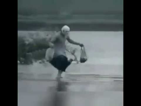 Swami om walking on water