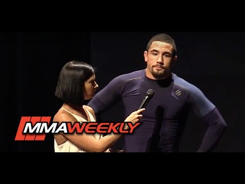 Robert Whittaker Out to Fight the Baddest Dudes, Like Yoel Romero