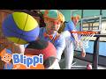 Blippi Visits An Indoor Playground Kids Time In Las Vegas Blippi Full Episodes Blippi Toys