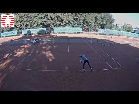 Bejlek vs. Starečková, R16 kurt 3 29 9 2018 TC Chrudim A5 Cup 2018 starší žačky