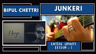 Bipul Chettri - Junkeri (Guitar Lesson) Part - 1 #NRK!!!