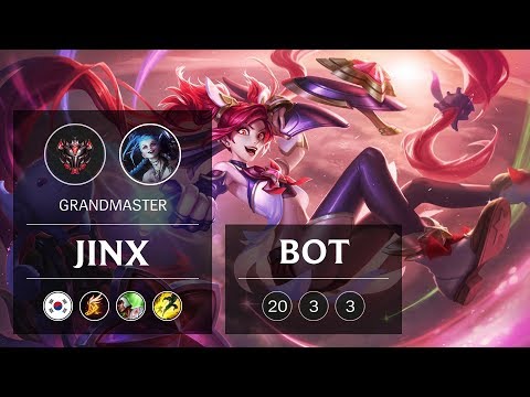Jinx ADC vs Ezreal - KR Grandmaster Patch 9.3