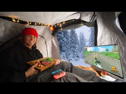 Luxury Winter Truck Camping