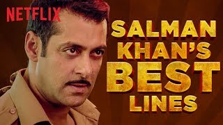 Salman Khans Best Lines  Dabangg  Netflix India