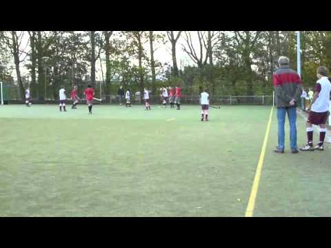 HCPijnacker JC1 - Rijswijk JC3 hockeywedstrijd 7 november 2010 te Pijnacker