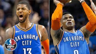 Paul George - Russell Westbrook - Oklahoma City Thunder