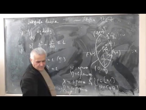 Lectia IDD 24  -  Integrala dubla - Domeniul interiorul elipsei