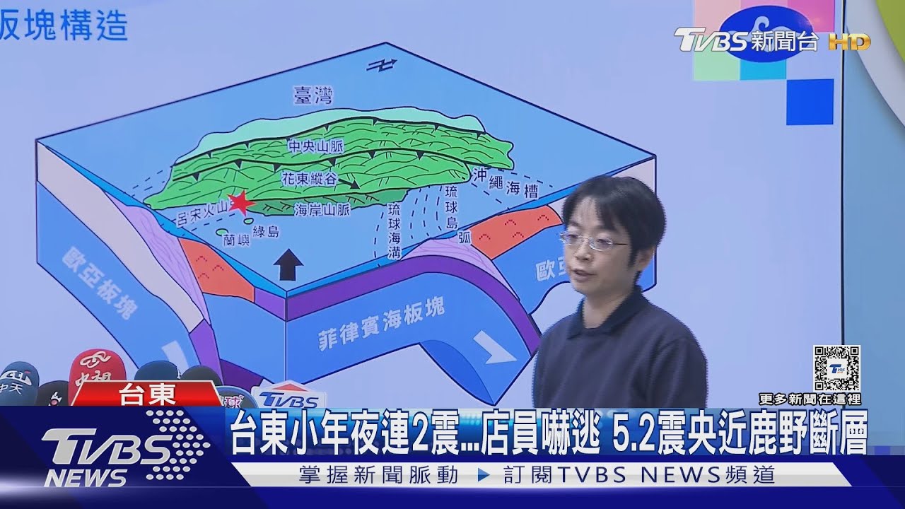 超晃!台東一早5.2地震 氣象署:無關0121大埔