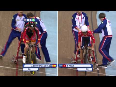 KWOK - ELORRIAGA ZUBIAUR - Men's Omnium 1km Time Trial - 2013 UCI World Track Championships, Minsk