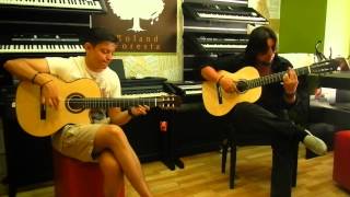 Demo chitara clasica: Kremona Rosa Luna & Kremona Romida - Music and More Bucharest