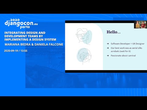 DjangoCon 2020 | Integrating Design and Development teams - Mariana Bedran Lesche, Daniela Falcone thumbnail