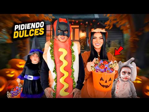 Pidiendo Hallowen por primera vez 😱 Jukilop | Kimberly Loaiza