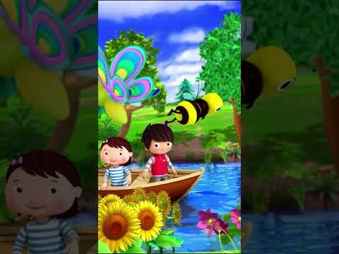 We Love Spring! 🌞🌼Row Row Row Your Boat #LBB #VehicleSong #SeasonalSong