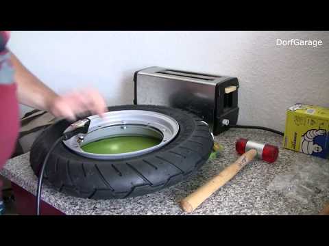 Vespa p80 x -- Part 19 -- Mounting tires / assembling the rim