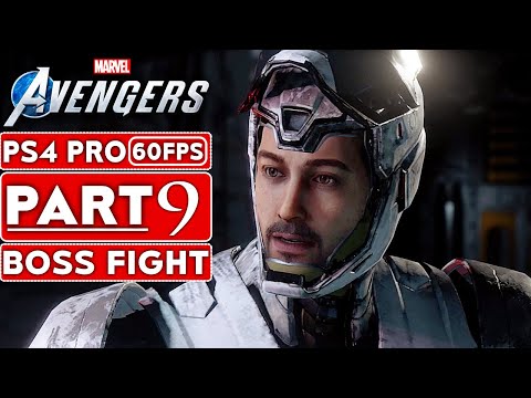 MARVEL'S AVENGERS Gameplay Walkthrough Part 9 BOSS FIGHT [1080P HD 60FPS PS4 PRO] - (FULL GAME)