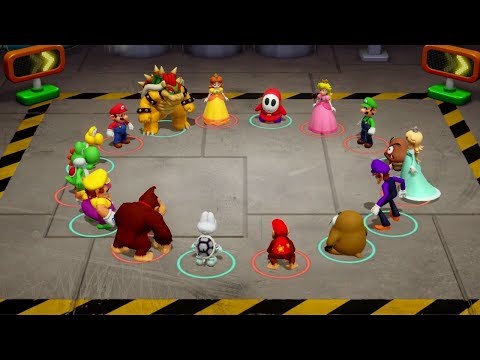 Super Mario Party - All Team Minigames (Team Mario vs. Team Wario)