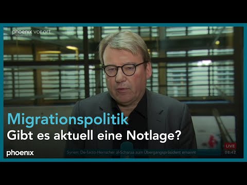 phoenix tagesgespräch mit Prof. Herbert Brücker zur aktuellen Migrationsdebatte am 30.01.25