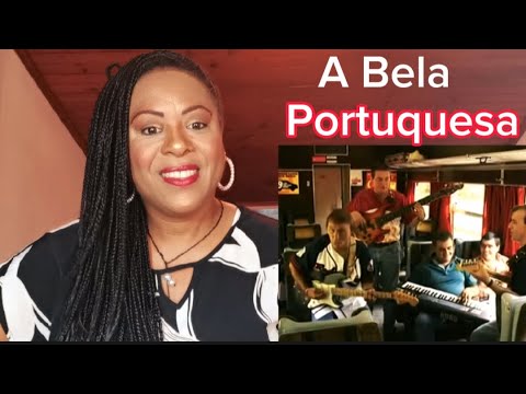 Brasileira Reagindo a Música A Bela Portuguesa de Diapasão