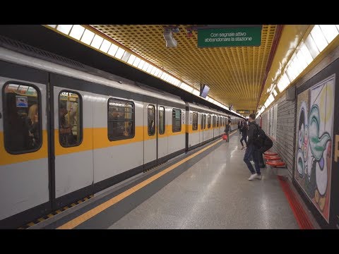 Italy, Milan, metro ride from Zara to Maciachini