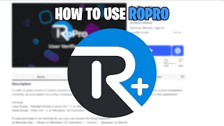 How to Use and Install RoPro (2025)