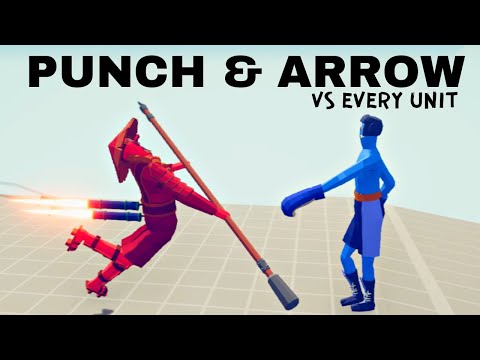 Boxer & 2X Fire Archer VS Every Unit : TABS - Totally Accurate Battle Simulator