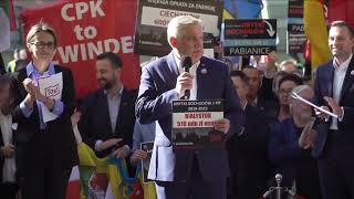 Protest Samorządów przed KPRM