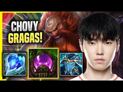 CHOVY DOMINATING WITH GRAGAS! - GEN Chovy Plays Gragas TOP vs Graves! | Season 2022