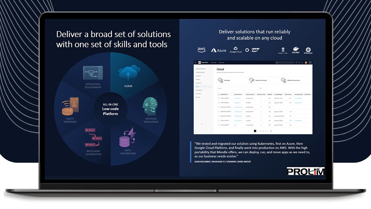 How Can Mendix Improve Your Business? - Tutorial - PROLIM Webinar
