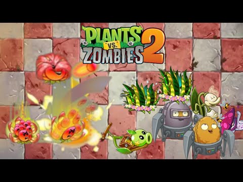 PvZ2 - Boomberry, Nightcap, Olive Pit, Tiger Grass and Wall Nut - Animations
