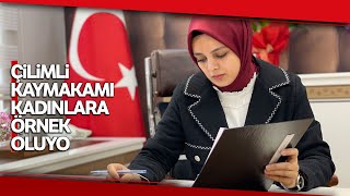 Düzce'nin Kadın Kaymakamı Gizem Bayguş, Görevini Özveriyle Yürütüyor