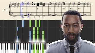 John Legend - I Know Better - Piano Tutorial + SHEETS