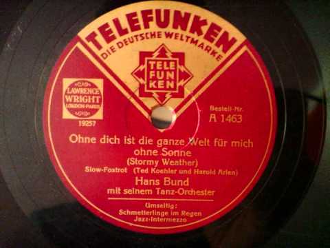 Hans Bund - Ohne dich ist die ganze Welt für mich ohne Sonne