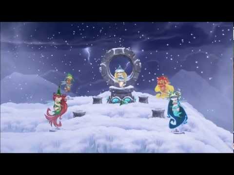 Rayman Origins (1080i HD) Walkthrough Part 50 - Riding the Storm - Initial Cutscene