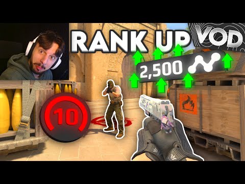 DIMA FINALLY RANKS UP TO 2,500 FACEIT ELO