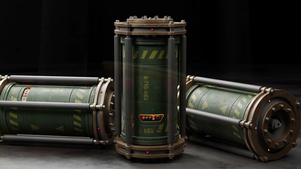 Military Grade Time Bomb - A CGTrader Model