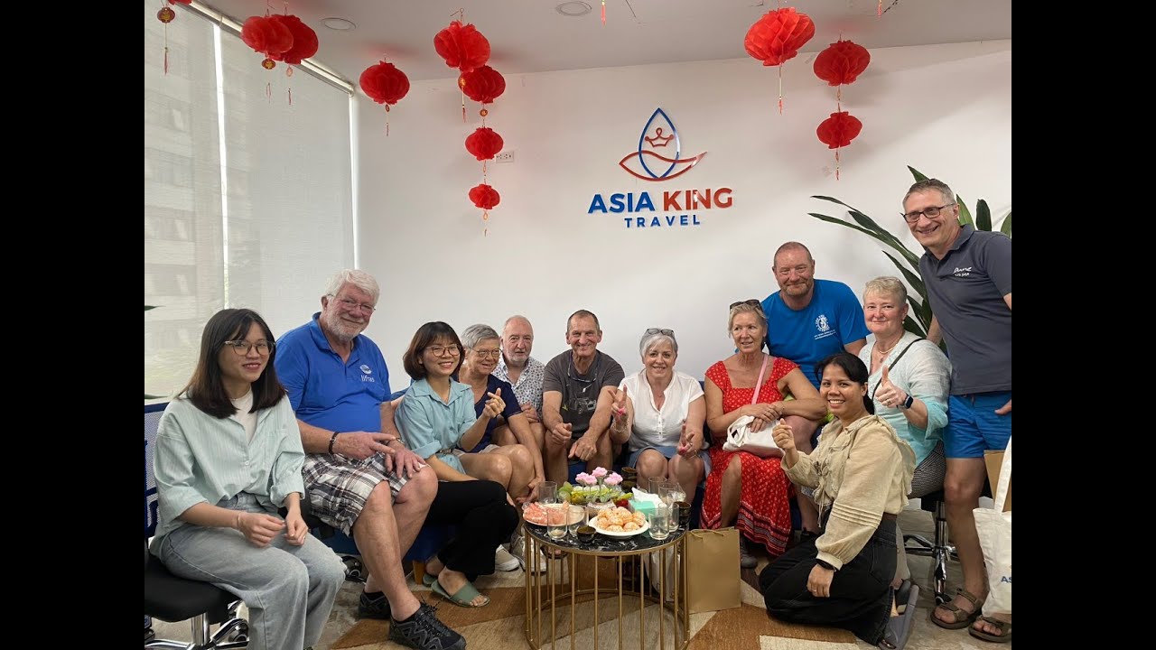Asia King Travel accueille 9 clients Belges au bureau